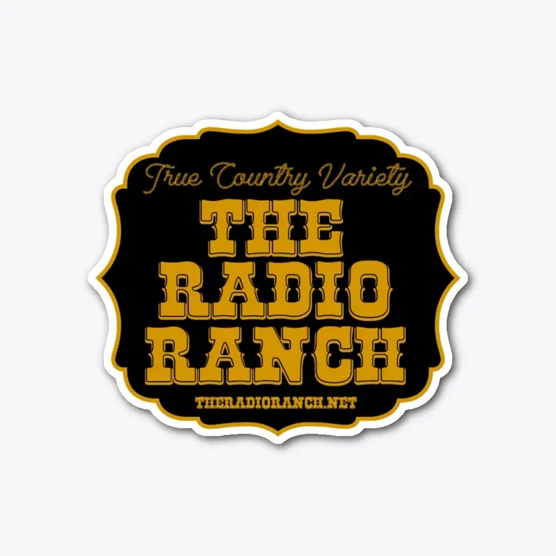 Radio Ranch Die Cut Sticker